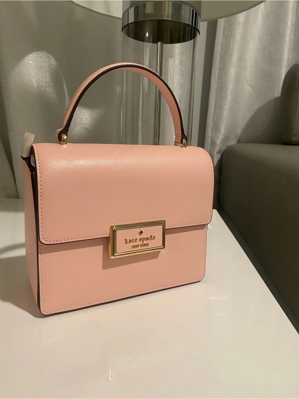kate spade Blush Pink Structured Top-Handle Satchel
